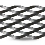 Hot Rolled (Black) Steel Expanded Metal Mesh  [Watad] Thickness 1.2 mm Width 1.22 meter Length 6 meter | Bait Al Tatawor Company