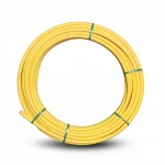 لفة أنابيب بلاستيك HDPE ضغط  4.8 بار [PE 80] قطر خارجي 125 مم سماكة 7.1 مم لون أصفر | مصنع المنى