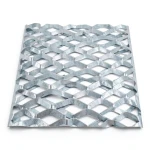 Galvanized Steel Expanded Metal Mesh Thickness 1.2 mm Width 2.44 M Length 5 M