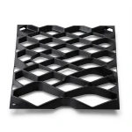 Hot Rolled Black Steel Expanded Metal Mesh Thickness 6 mm Width 1.22 m Length 2 m