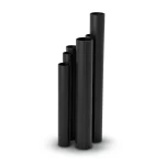 HDPE Pipes SDR 21 Size 125 mm Thickness 6.0 mm Black