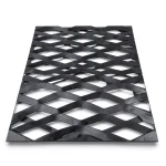 Hot Rolled Black Steel Expanded Metal Mesh Thickness 6 mm Width 1.22 m Length 3 m
