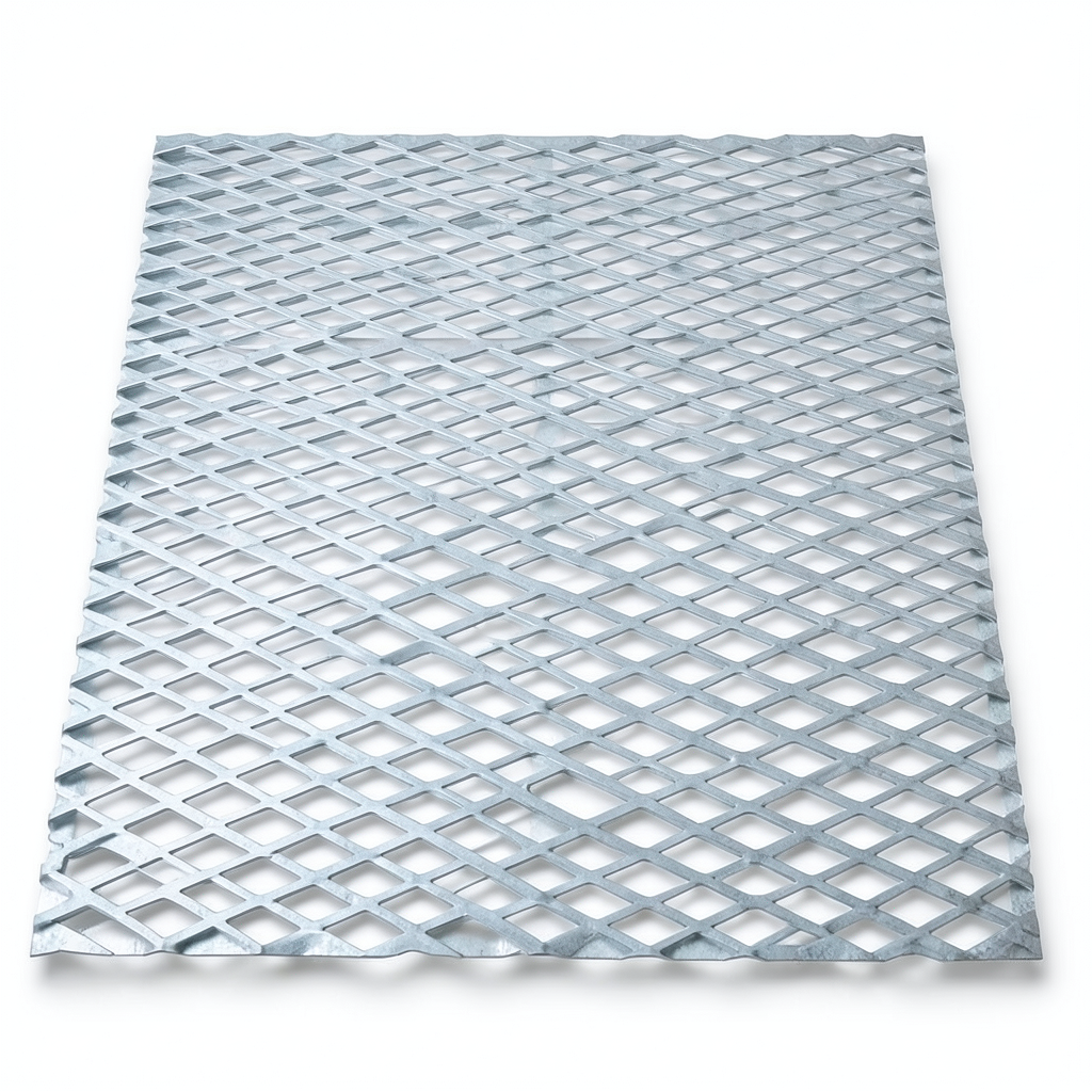 Galvanized Steel Expanded Metal Mesh Thickness 1.2 mm Width 2.44 M Length 7 meter