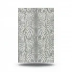 Italian Wallpaper Gray Color Classic Design, Size 10mx1.06m, Model RC19008