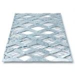 Galvanized Steel Expanded Metal Mesh Thickness 1.4 mm Width 2.44 m Length 1 m