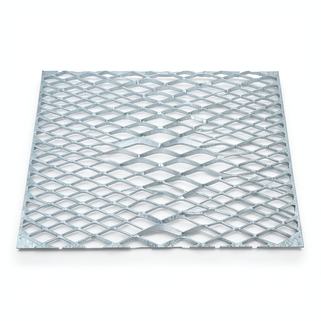 Galvanized Steel Expanded Metal Mesh Thickness 1.2 mm Width 2.44 M Length 1 M