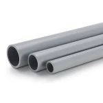 UPVC Pipes 4 inch 3.5 mm Thickness 125 PSI Pressure Gray Color