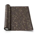 Wall Decoration Patterned Design 10 m x 1.06 m Dark Brown
