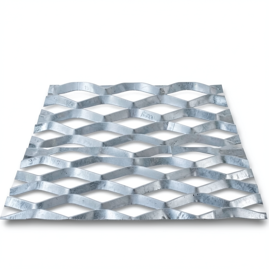 Galvanized Steel Expanded Metal Mesh Thickness 1.2 mm Width 2.44 m Length 6 m