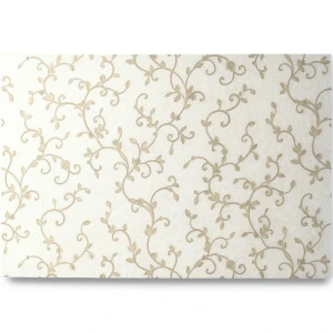Wall Decoration Patterned Design 10 m x 1.06 m Pale Beige, Model 81944