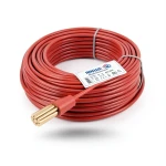 لفة سلك كهرباء الرياض 6 مم 450/750 فولت نحاس مجدول معزول PVC أحمر 100 متر | مجموعة كابلات الرياض