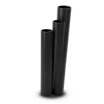 Al-Jawdah HDPE Pipes SDR 13.6 Outside Diameter 710 mm Thickness 52.2 mm Black
