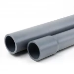 مواسير UPVC لانظمة الصرف الصحي الوطني  ضغط 6 بار  قطر خارجي 125 مم سمك 3.1 مم لون رمادي