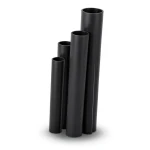 HDPE Pipes SDR 21 Size 40 inch Thickness 1.9 mm Black