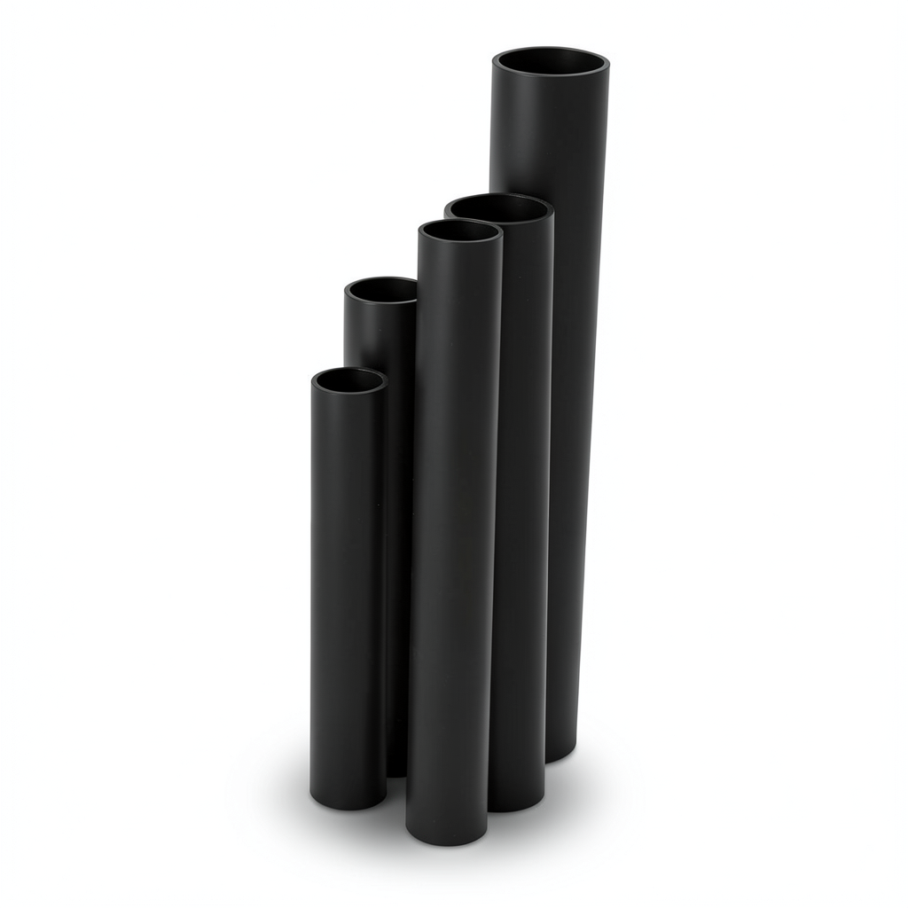 مواسير HDPE SDR 21 مقاس 50 إنش سمك 2.4 مم لون أسود