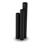 HDPE Pipes SDR 21 Outside Diameter 200 mm Thickness 9.6 mm Black