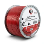 سلك الرياض 150 ملي 450/750 فولت، نحاس مجدول عزل PVC أحمر، طول 2000 متر بكرة | مجموعة كابلات الرياض