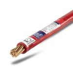 سلك كهرباء الرياض 185 ملم 450/750 فولت، موصل نحاس مجدول معزول PVC، لون احمر، طول 2000 متر | مجموعة كابلات الرياض