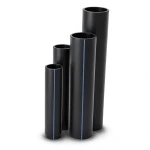 HDPE Pipes SDR 21 Outside Diameter 180 mm Thickness 8.6 mm Black