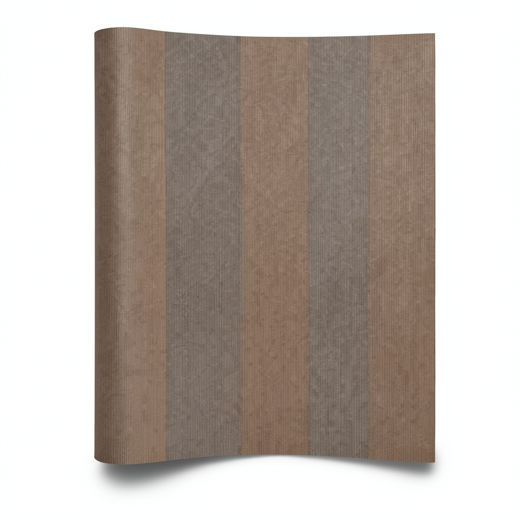 Wall Decoration Striped Design 10 m x 1.06 m Brown