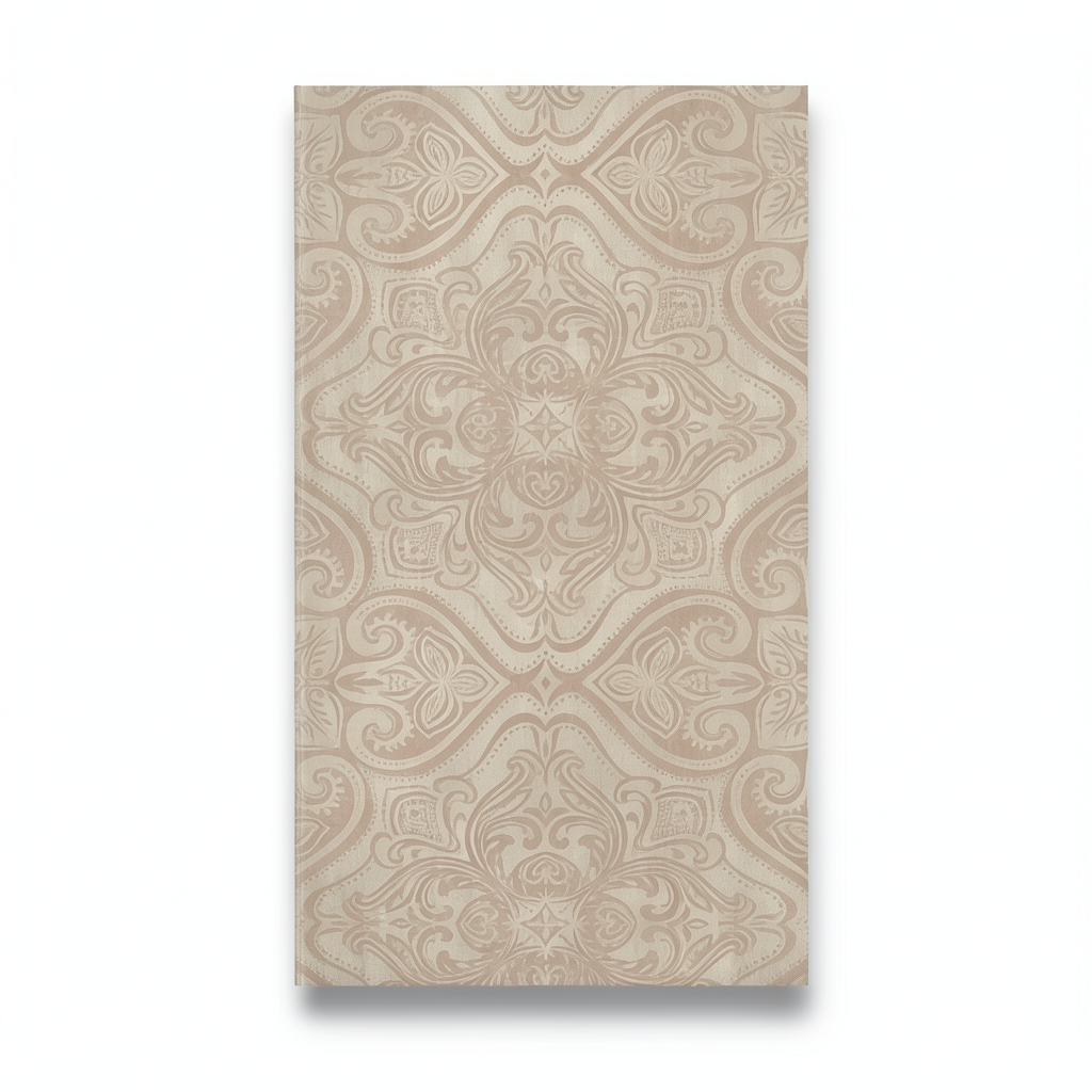 Italian Wallpaper 10m x 0.53m Beige, Model 57007