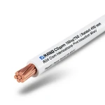 سلك مجدول 150 مل 450/750 فولت، موصل نحاس، عزل PVC لون أبيض | مجموعة كابلات الرياض
