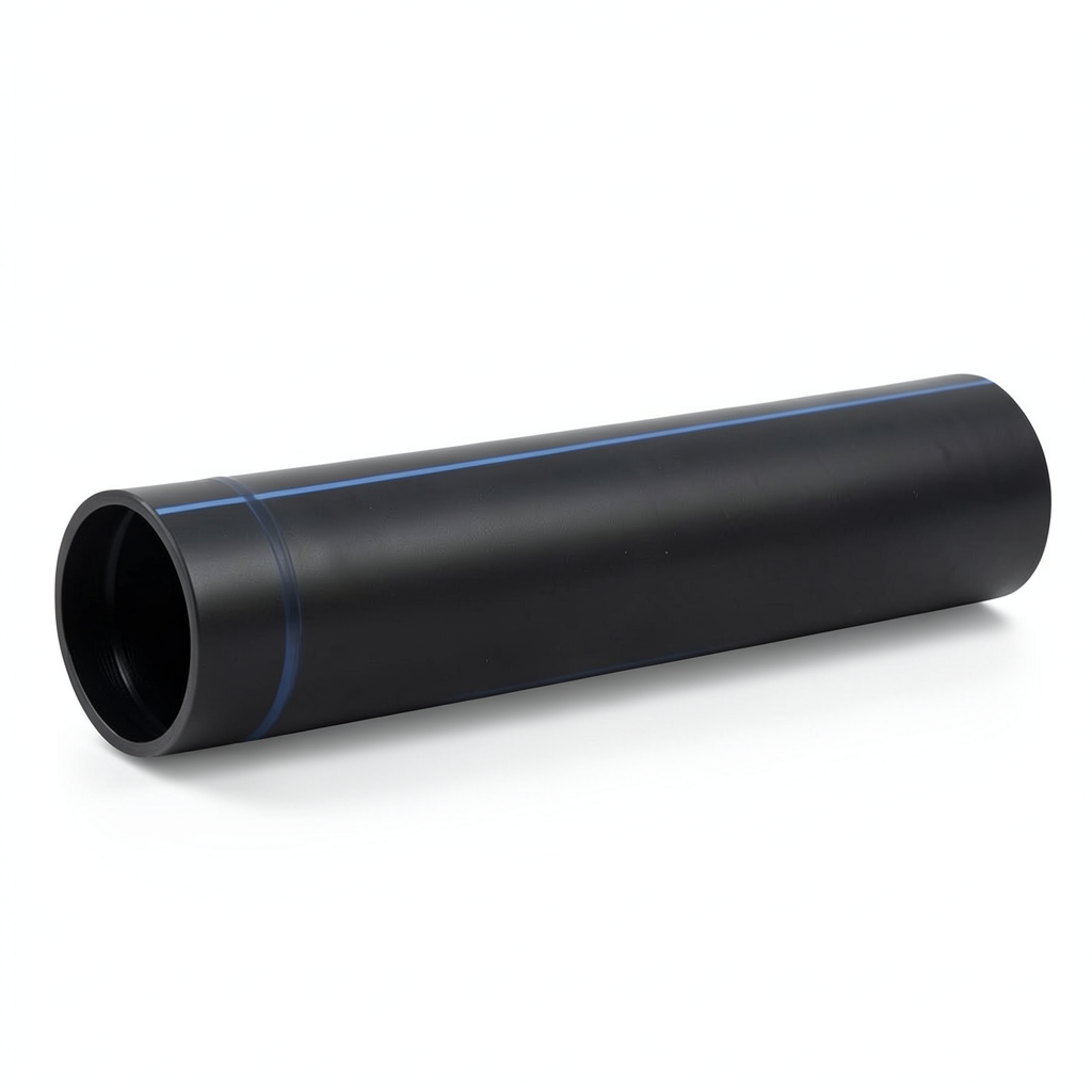 أنابيب HDPE نسبة الأبعاد القياسية 21 قطر خارجي 630 مم سمك 30.0 مم أسود