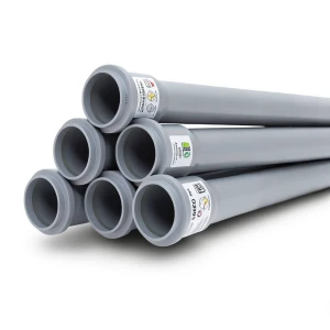 UPVC Pipes PN 10 Bar Size 450 mm Thickness 21.5 mm Gray Color | SAPPCO