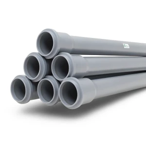 UPVC Pipes PN 10 Bar Size 500 mm Thickness 23.9 mm Gray Color | SAPPCO