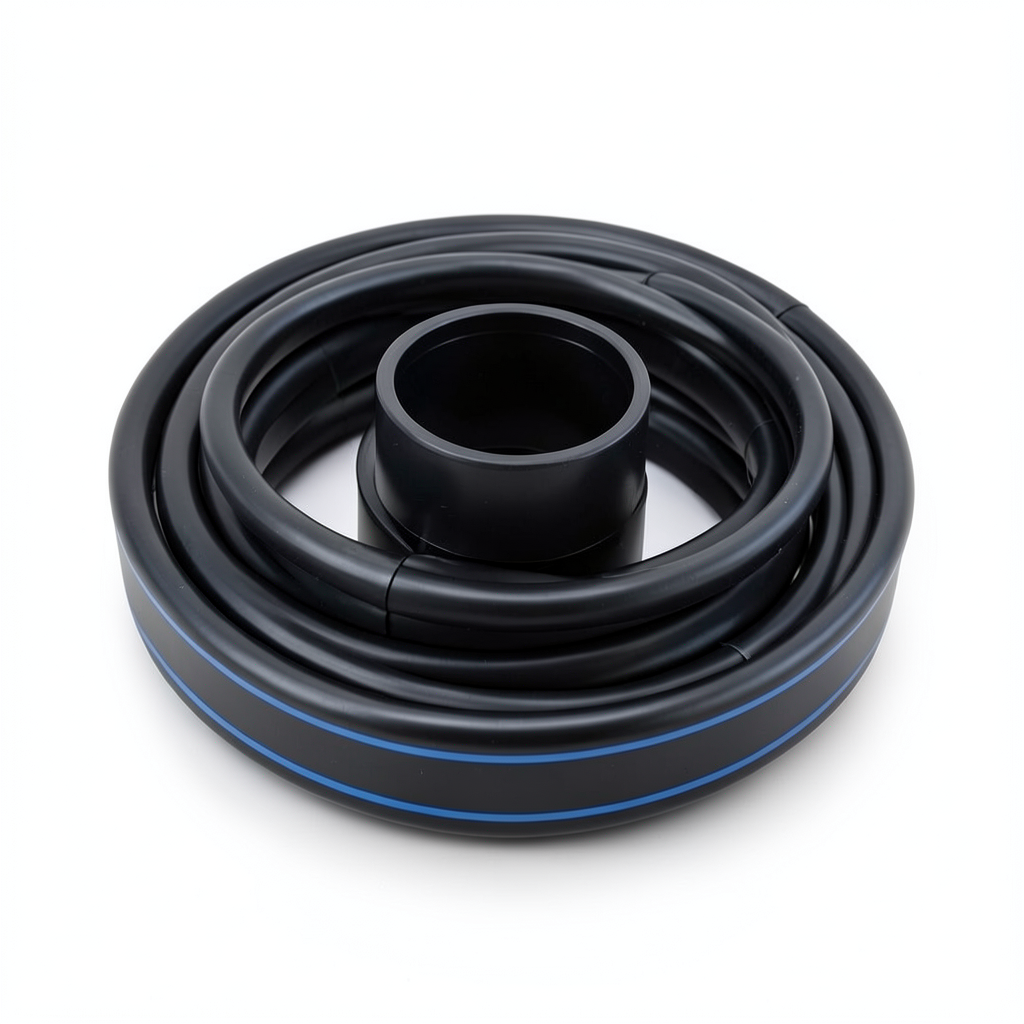 أنابيب HDPE SDR17 قطر خارجي 25 مم سمك 1.8 مم لون أسود