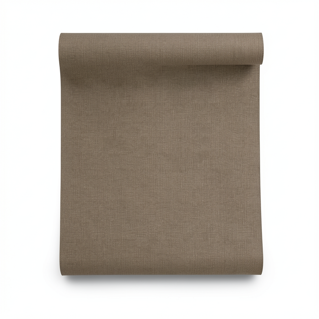 Italian Plain Wallpaper 10m x 0.70m Brown, Model Z76017