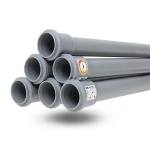 أنابيب UPVC ضغط 16 بار مقاس 40 مم سماكة 3 ملم لون رمادي، Sappco | سابكو
