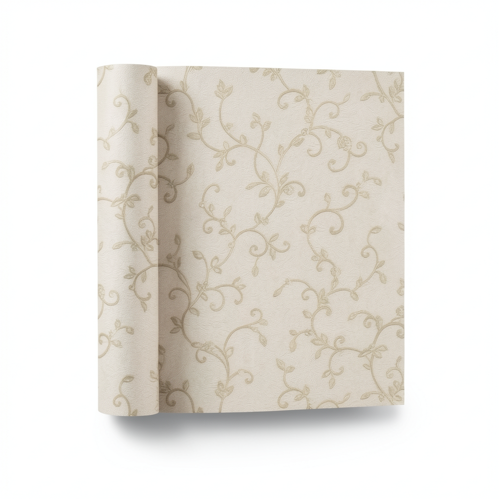 Italian Wallpaper Pattern Design 10m x 1.06m, Beige