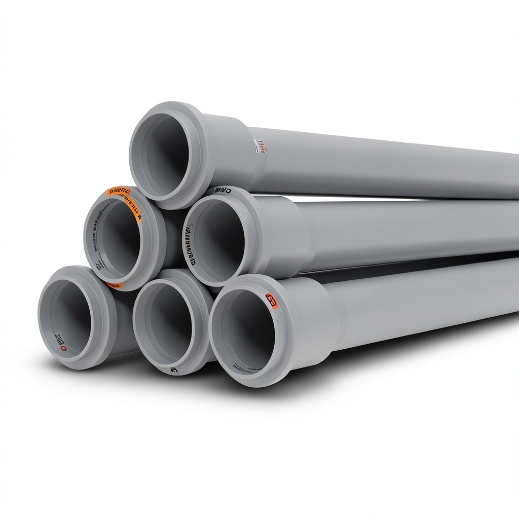 UPVC Pipes PN 16 Bar Size 125 mm Thickness 9.3 mm Gray Color | SAPPCO