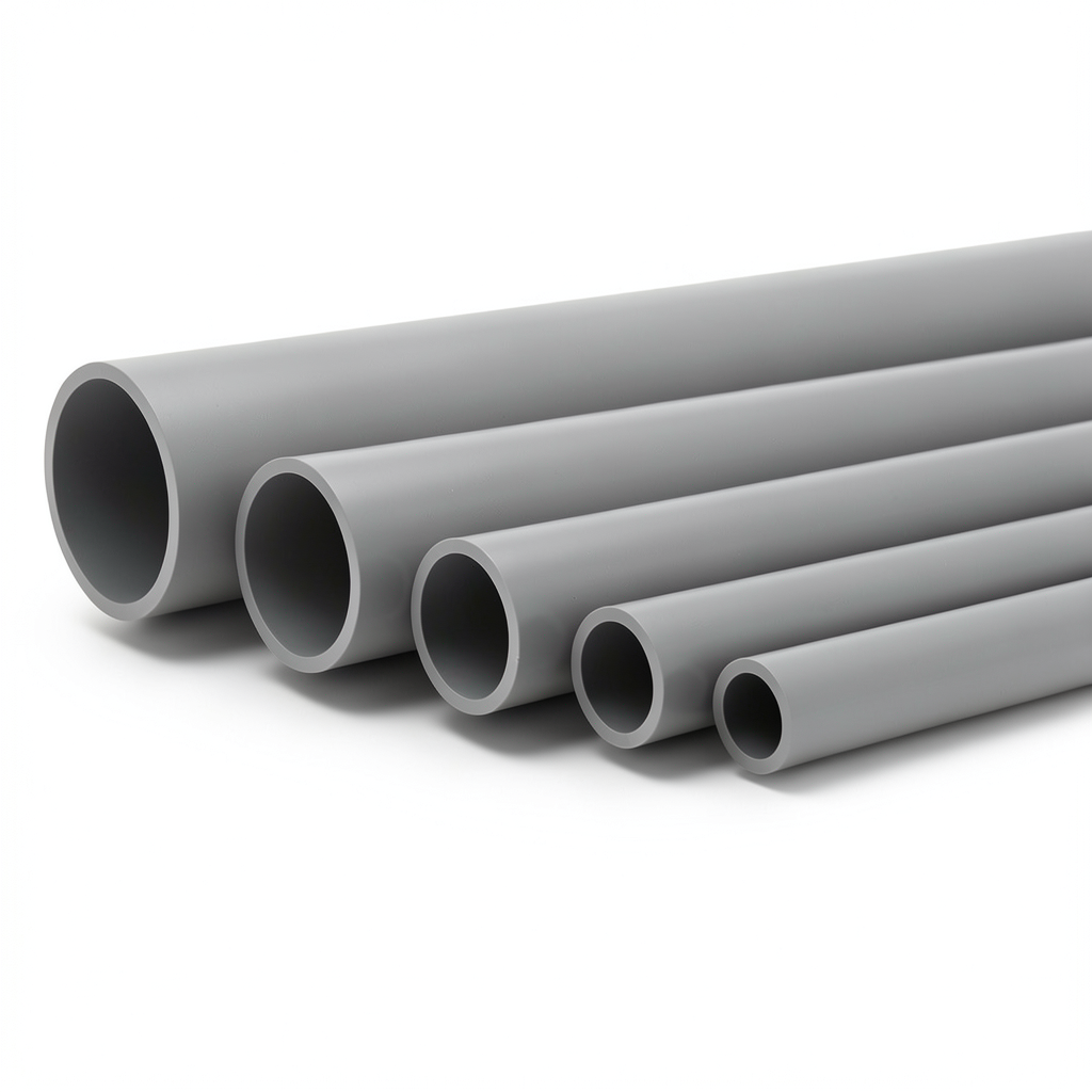 UPVC Pipes Nominal Pressure 16 Bar Outside Diameter 400 mm Thickness 29.7 mm Gray