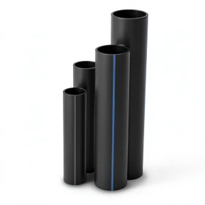 مواسير HDPE SDR 21 مقاس 90 إنش سمك 4.3 مم لون أسود