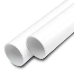مواسير UPVC مقاس ½ إنش سمك 2.77 مم لون أبيض جدول 40