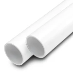 مواسير UPVC مقاس ¾ إنش جدول 40 سمك 2.87 مم لون أبيض