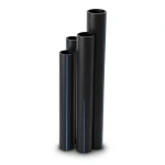 HDPE Pipes SDR 21 Size 140 mm Thickness 6.7 mm Black