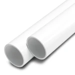 مواسير UPVC الوطني جدول 40 مقاس 1 إنش سمك 3.38 مم لون أبيض