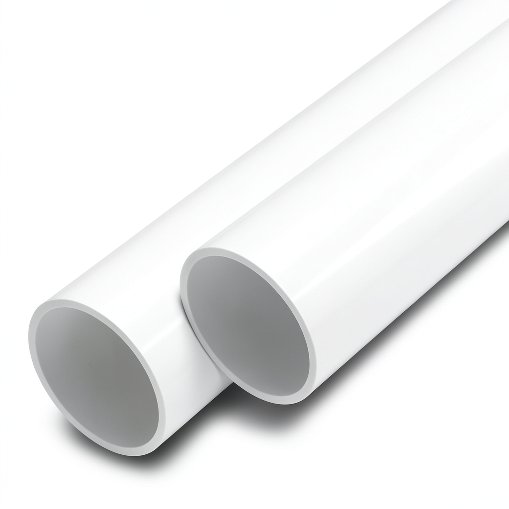 مواسير UPVC الوطني جدول 40 مقاس 1 إنش سمك 3.38 مم لون أبيض
