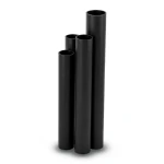 HDPE Pipes SDR 21 Outside Diameter 160 mm Thickness 7.7 mm Black