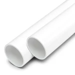 مواسير UPVC الوطني جدول 40 مقاس ½ 1 إنش سمك 3.68 مم لون أبيض
