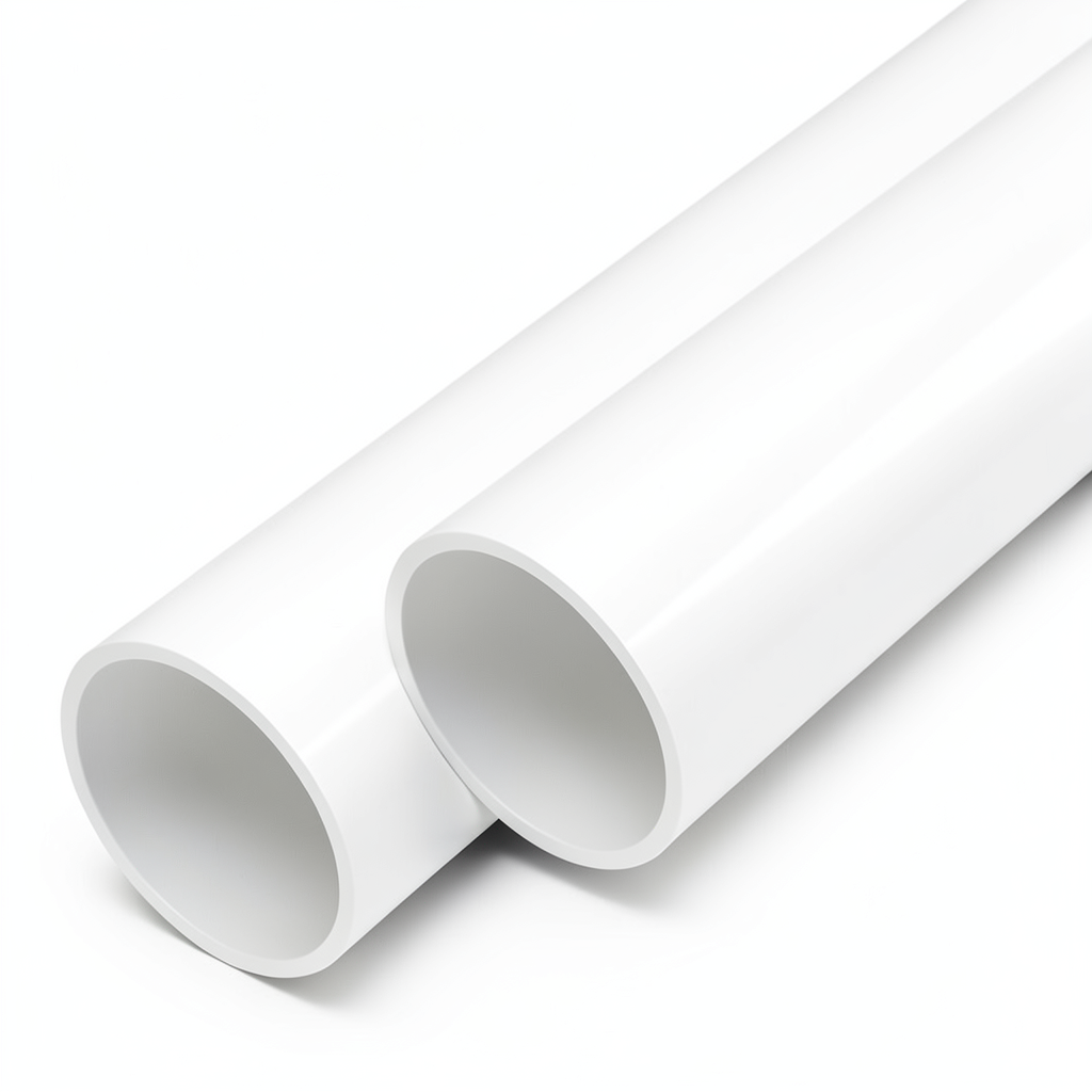 UPVC Pipes Nominal Pressure 6 Bar Outside Diameter 125 mm Thickness 3.1 mm White