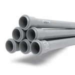 أنابيب UPVC ضغط PN 10 بار مقاس 450 مم سمك 21.5 مم لون رمادي | سابكو