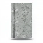 Italian wall covering, gray color, length 10 m, width 0.53 m, model 63051