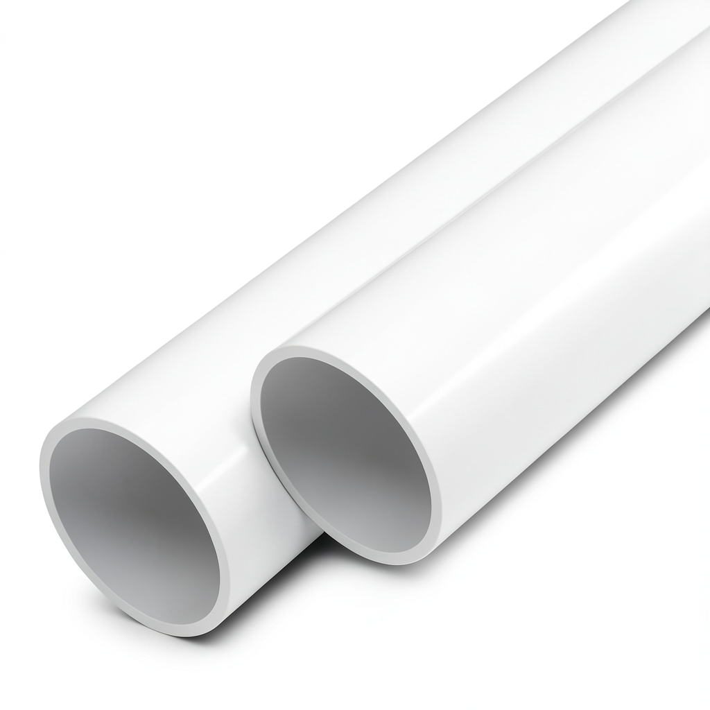 UPVC Pipes Nominal Pressure 6 Bar Outside Diameter 140 mm Thickness 3.5 mm White