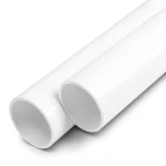 UPVC Pipes Nominal Pressure 6 Bar Outside Diameter 180 mm Thickness 4.4 mm White