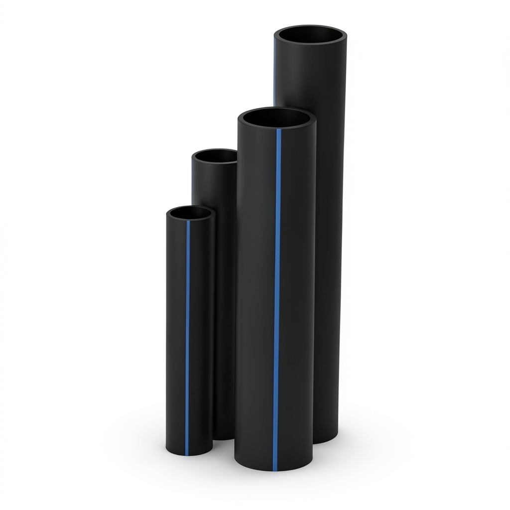 HDPE Pipes SDR 21 Size 450 mm Thickness 21.5 mm Black