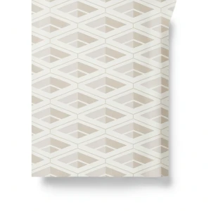 Geometric Wallpaper Light Beige 10m x 0.70m, Model Z76025